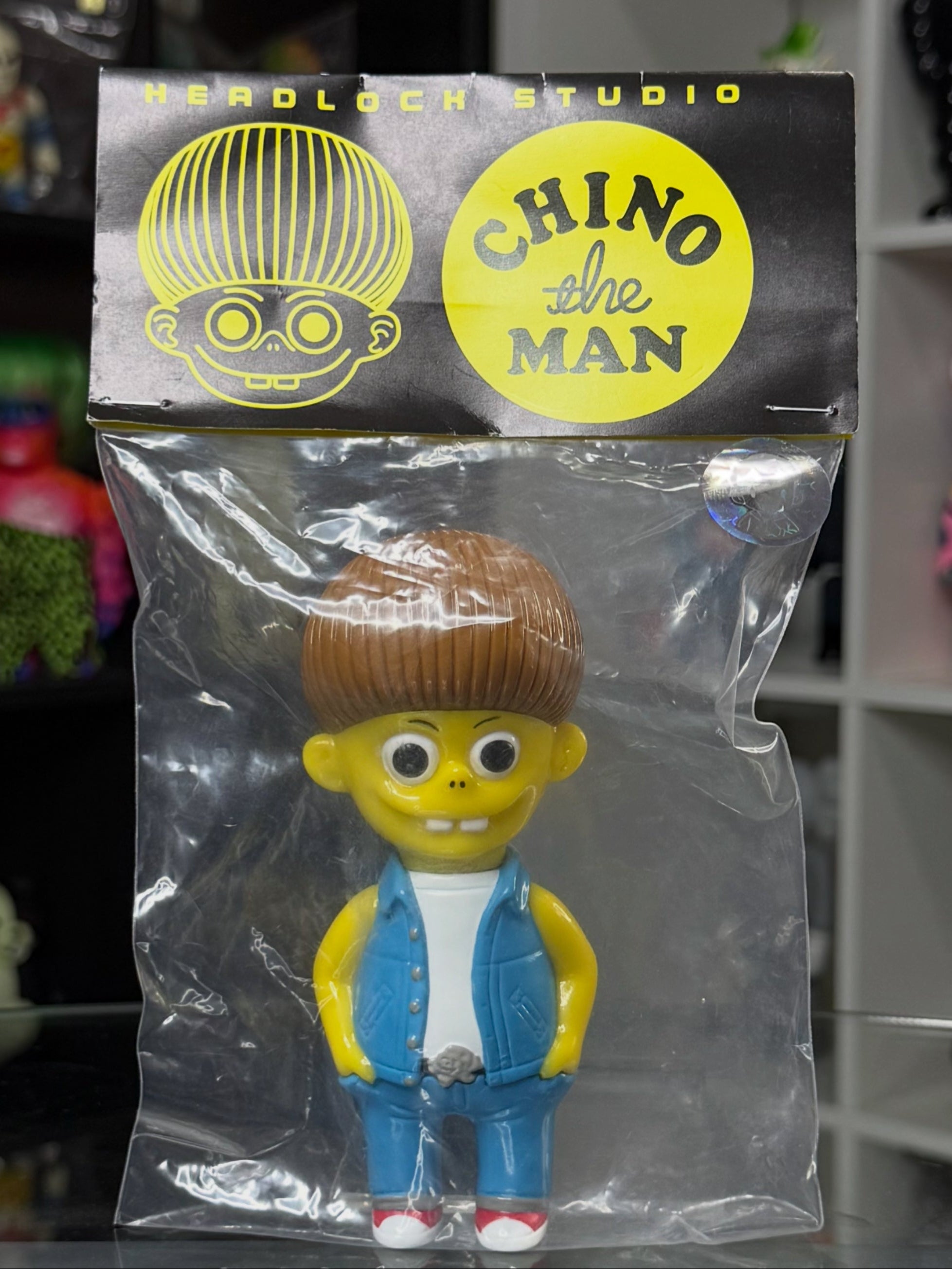 Chino The Man Yellow Face Ver. – Headlock Studio | Sofubi Japan