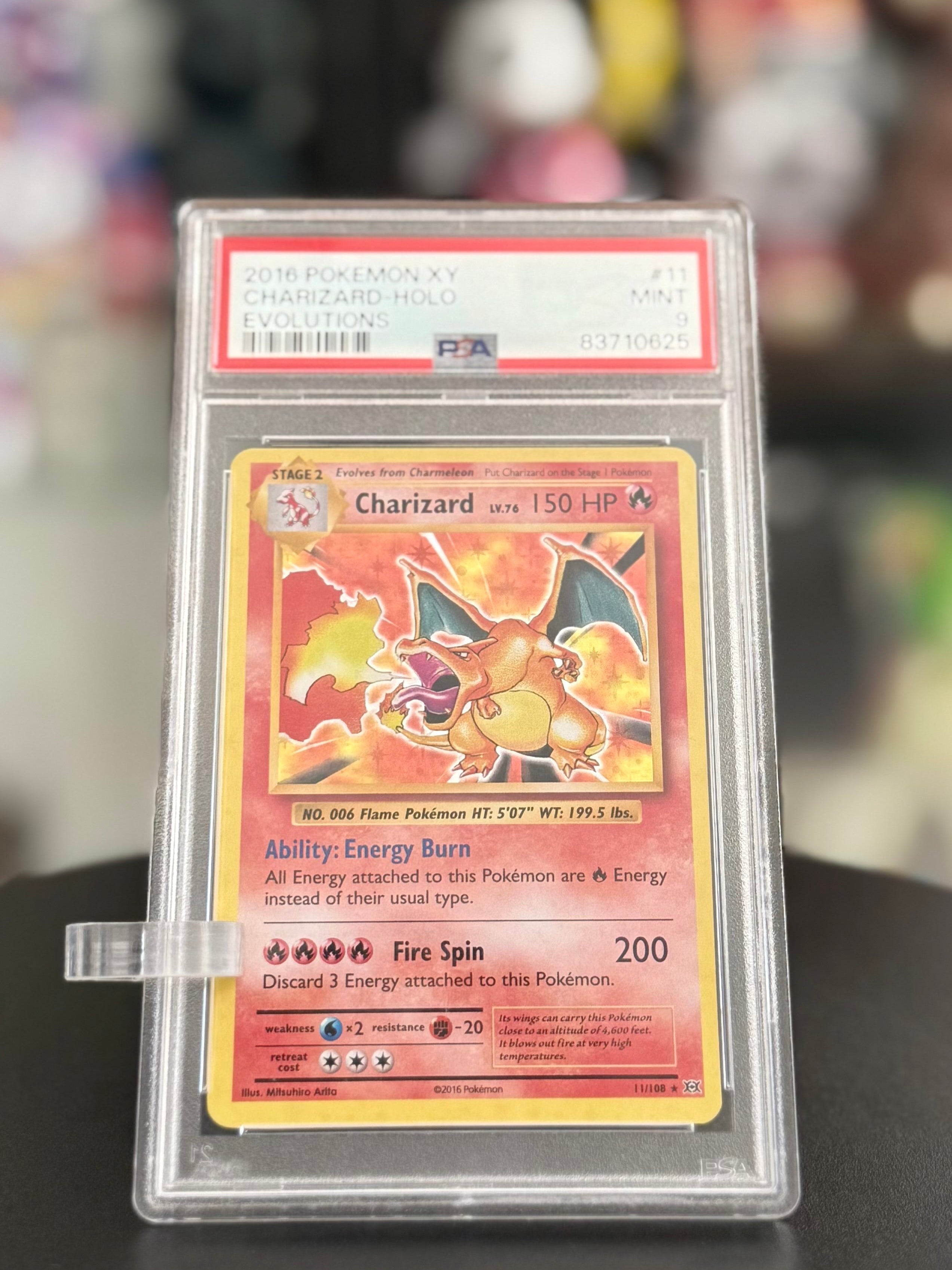Charizard-Holo 2016 | Pokémon TCG XY Evolutions #11/108 | PSA 9