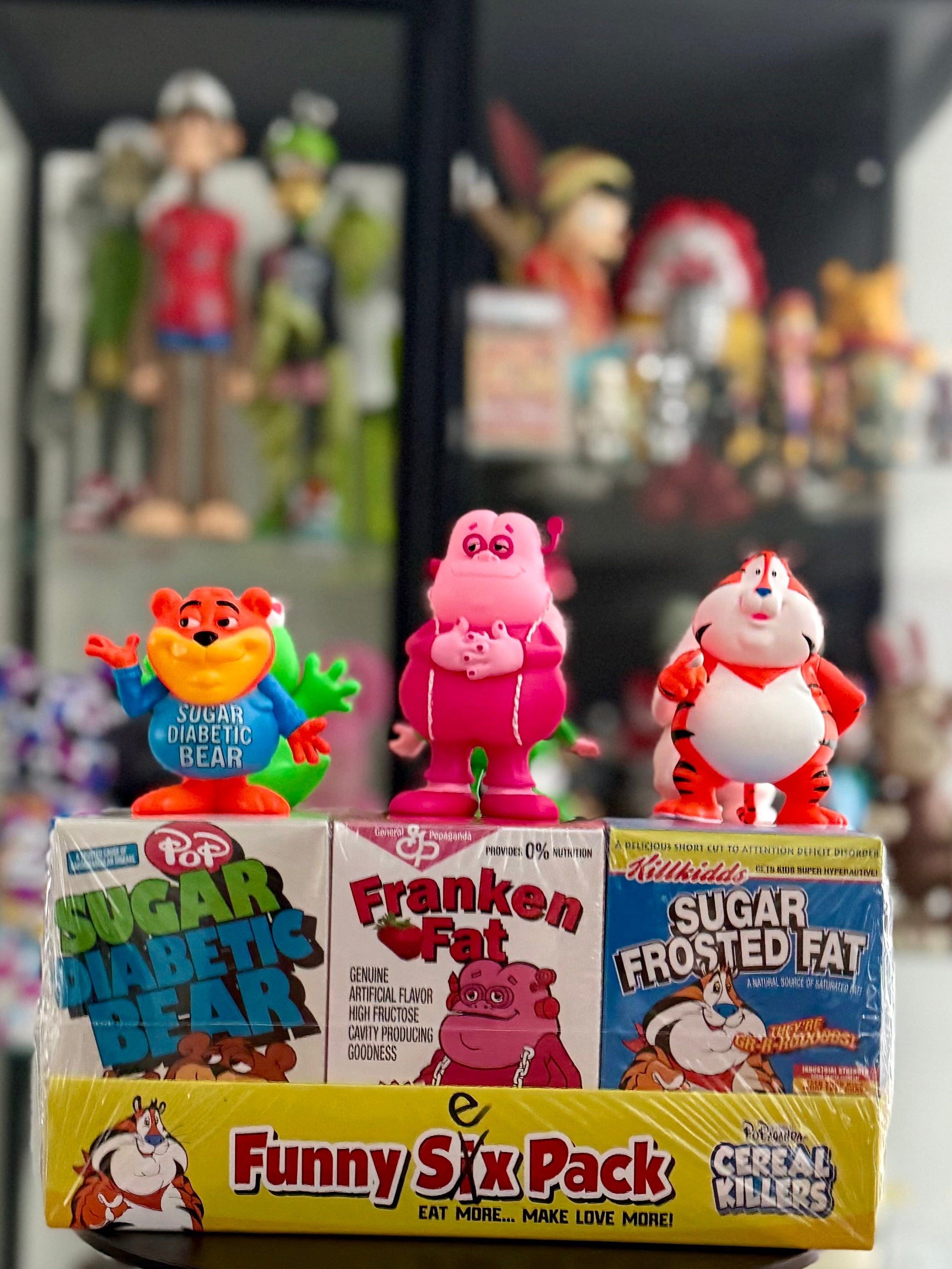 Ron English – Funny Six Pack Mini Figure (Cereal Killers / Popaganda)