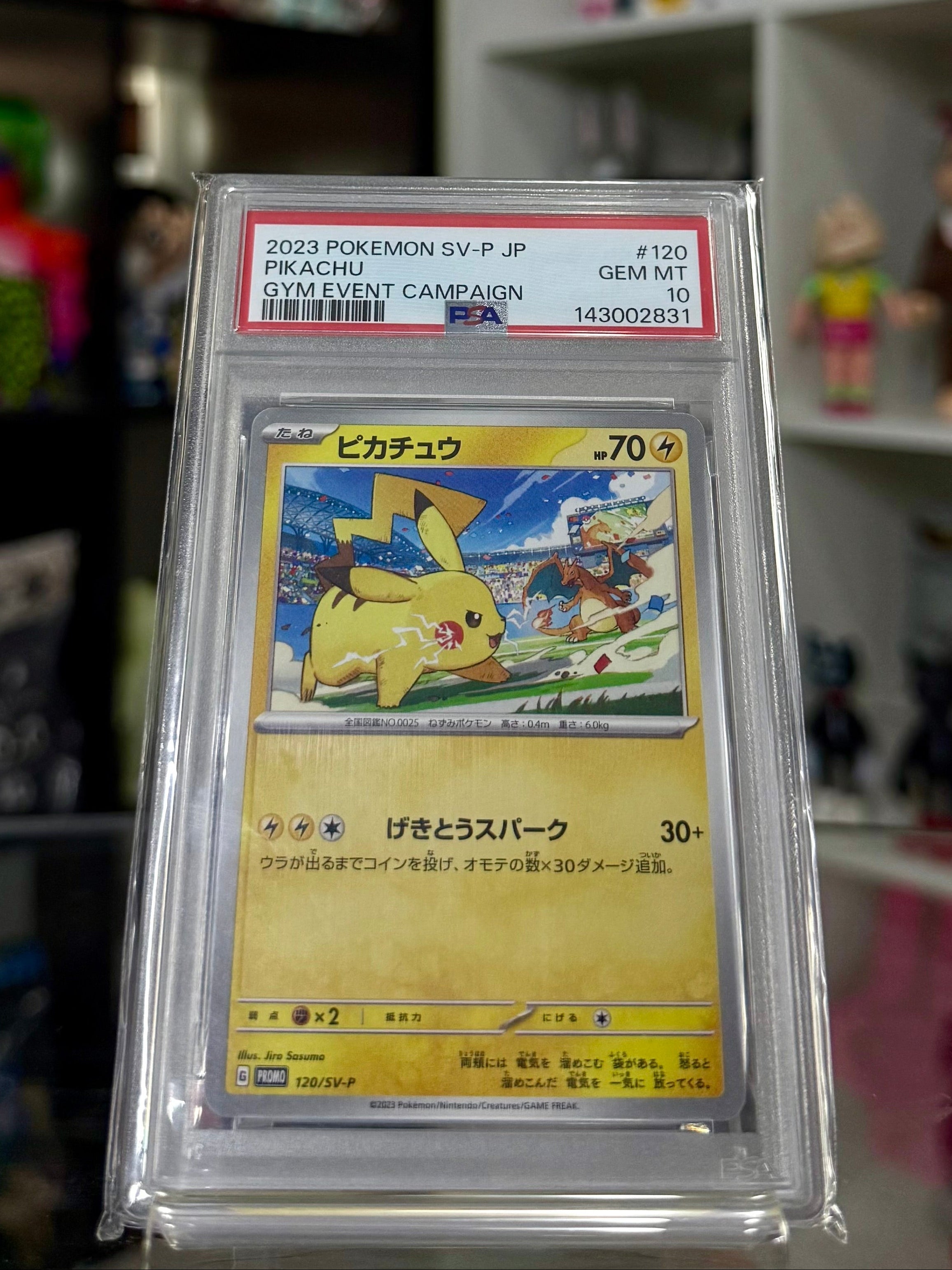 Pikachu — Gym Event Campaign 2023 PSA 10