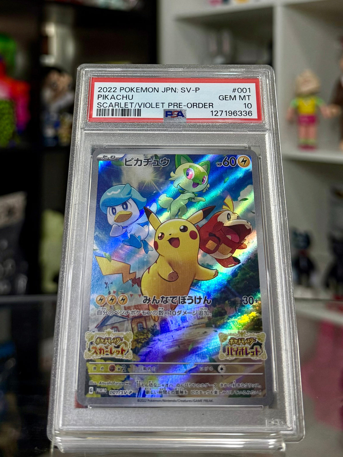 Pikachu — Scarlet & Violet Pre-Order Promo PSA 10