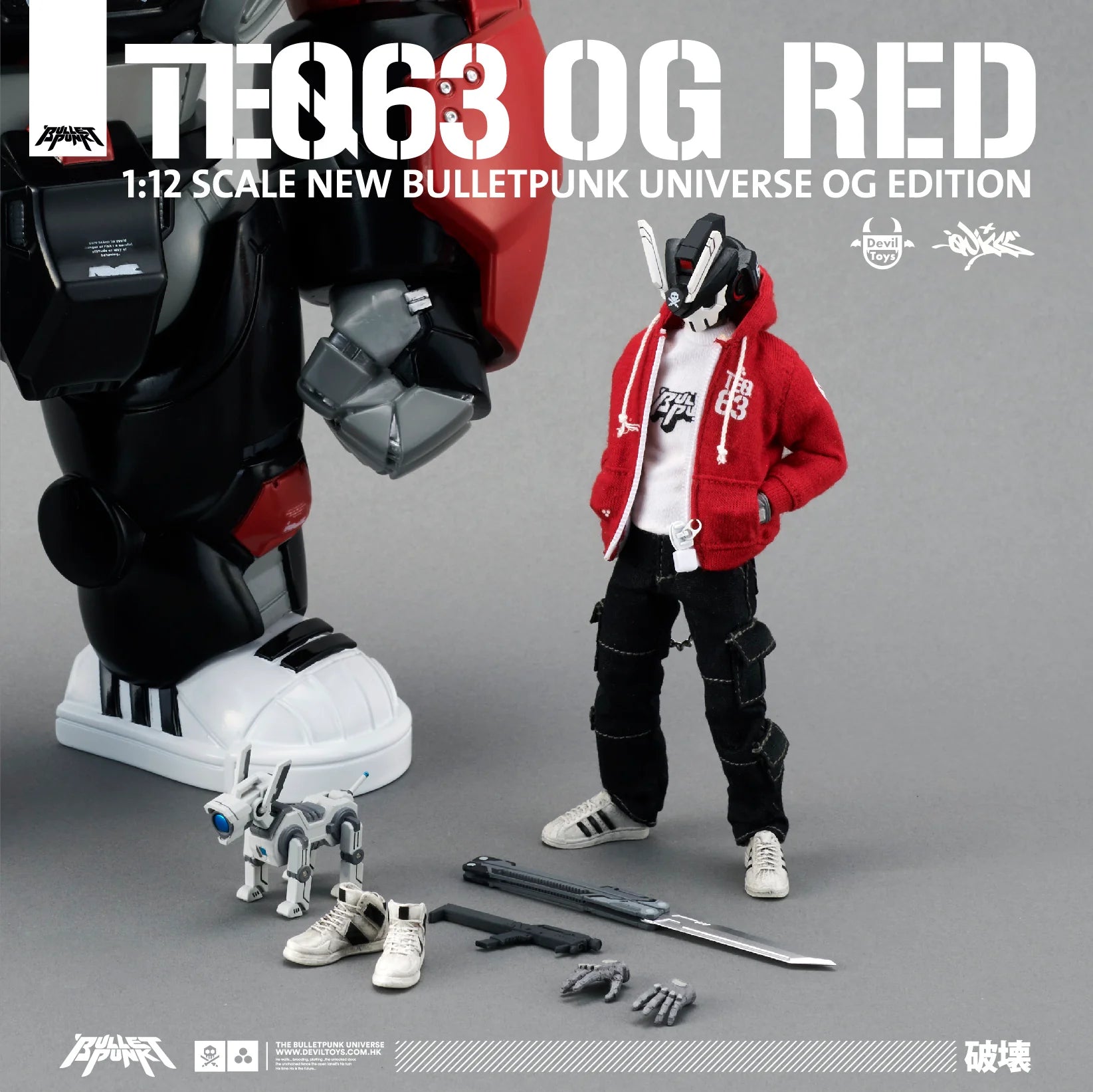 QUICCS × Devil Toys – TEQ63 "OG Red" (1/12 Bulletpunk Universe, 2023)